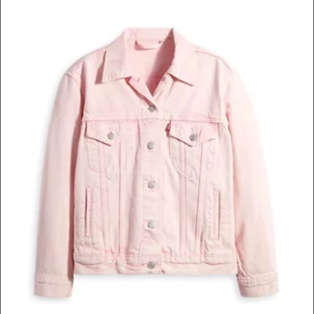 Baby Pink Denim Jacket by Lauren Ralph Lauren
